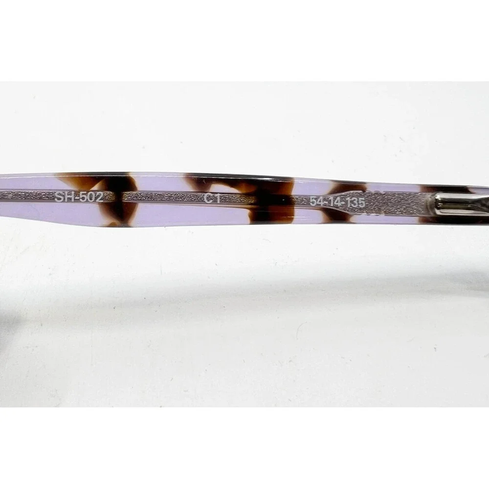 Scott Harris Eyeglasses Womens Purple Tortoise SH-502 C1 54-14-135 Frame Only